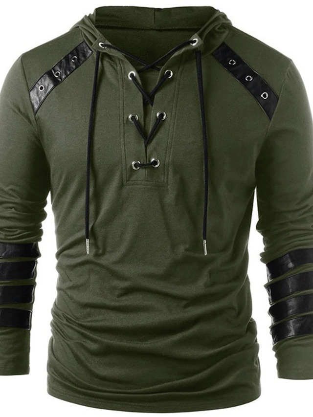 Herren Halbgeknöpftes Sweatshirt