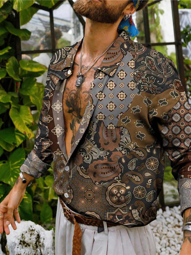 Chemise rétro Cerf Nature des années 90, tenue de camping