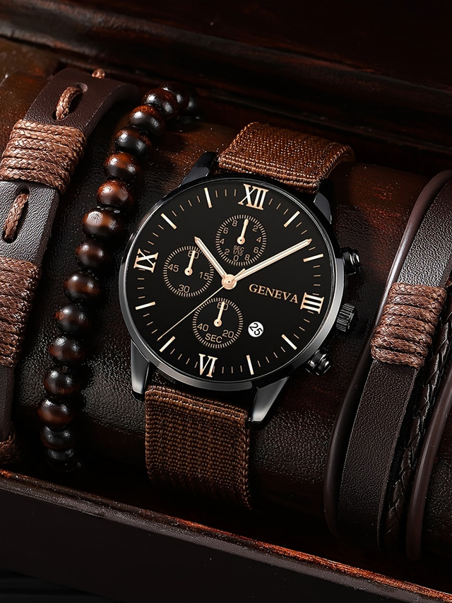 Ensemble De 2 Montres Quartz Analogiques Décontractées - Pour Femme & Homme, Neuves