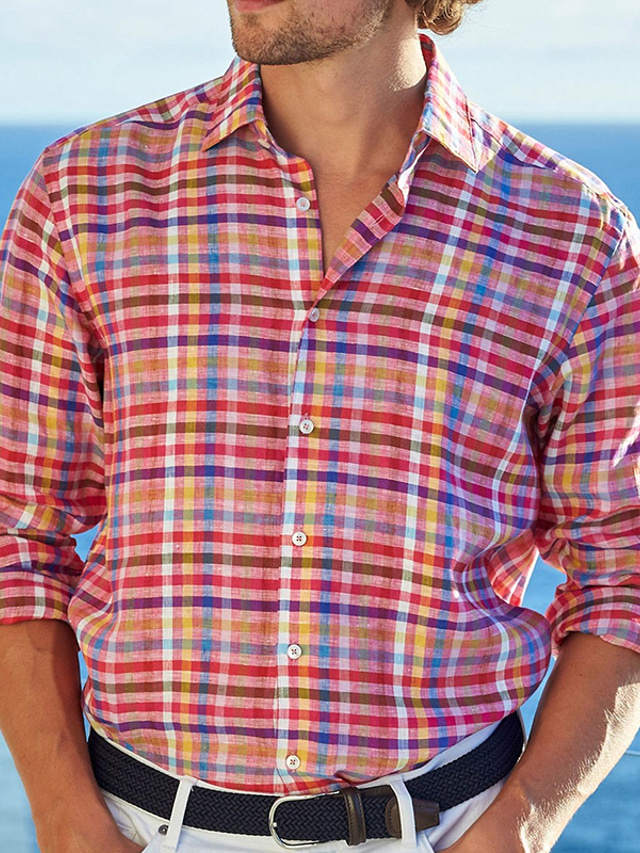 Ensemble 2 pièces rose brodé vagues verticales chemise + short