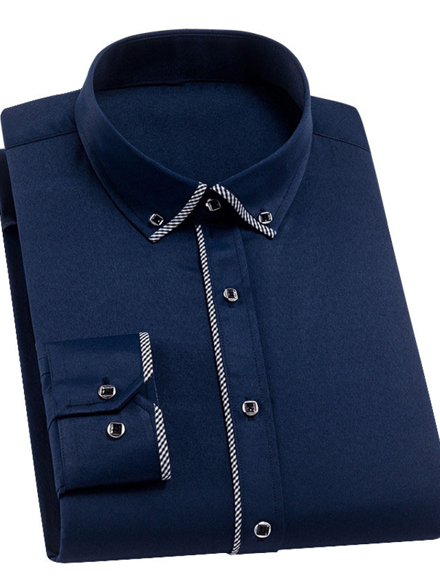 Timberland Chemise à Manches Longues IN-R Pop Checked Homme Bleu Marine Carreaux