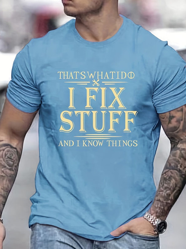  Men's T shirt Tee Graphic Tee Letter Graphic Prints Crew Neck Clothing Apparel Hot Stamping Outdoor Street Short Sleeve Print Fashion Designer Casual