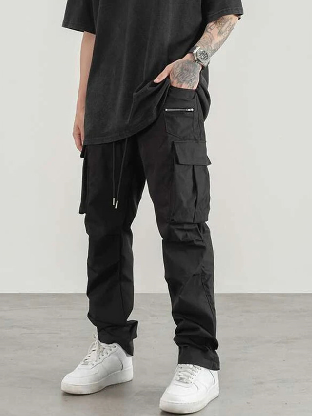 Pantalon cargo ceinturé Trappeur vert kaki homme | La Halle