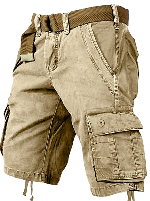 Cargohose Herren Winter Herren Cargo Shorts Aus Baumwolle – Bequem Für Sommer, Urlaub & Freizeit Kurze Hosen Herren Cargo