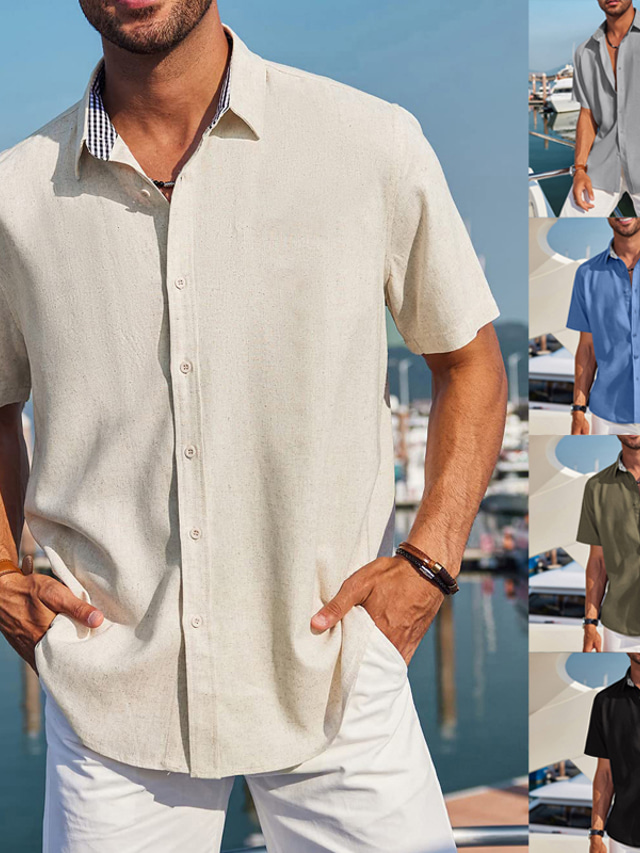 T-Shirt Homme L.L. Bean Carefree Unshrinkable - Rouge - Taille M - Manches Courtes