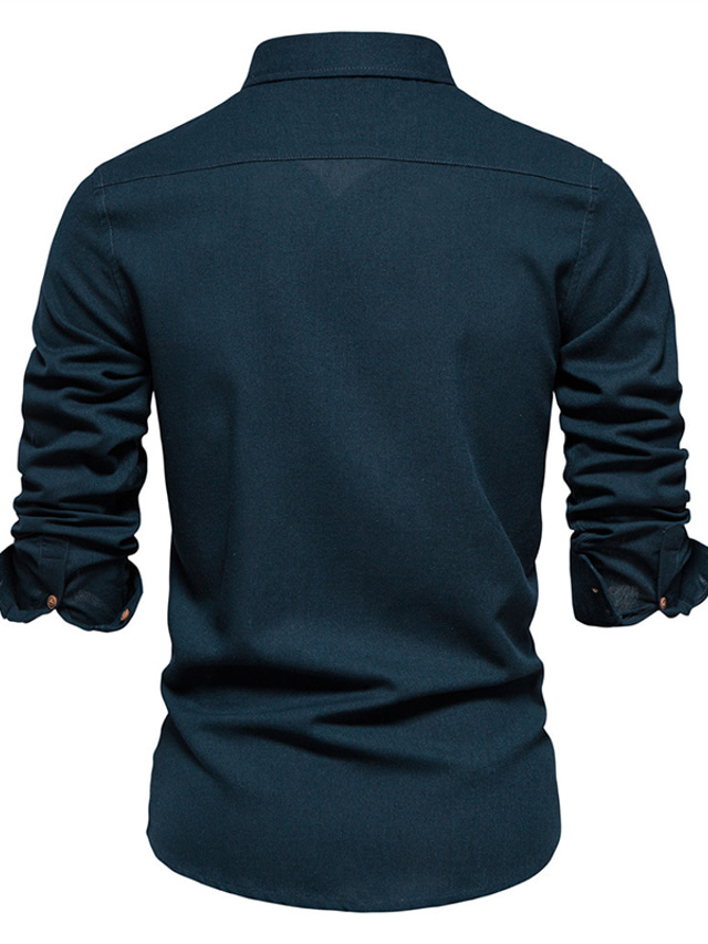 Chemise Simms Homme à Carreaux Bleu Manches Courtes - Taille L - Occasion