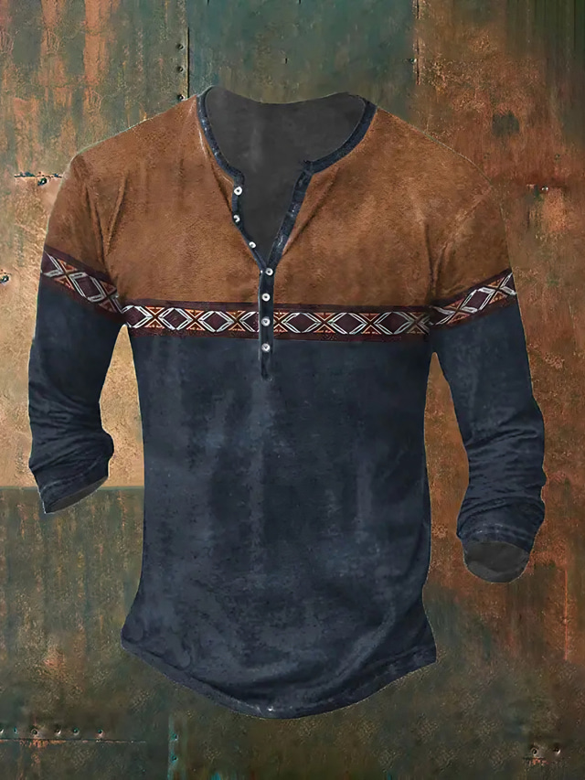 Chemise Freefly Henley Homme, Manches Longues, Bambou/extérieur, Gris - Taille XL, Occasion