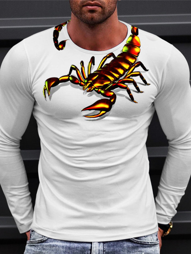 Men's T shirt Tee Halloween Shirt Tee Graphic Skull Crew Neck Clothing Apparel 3D