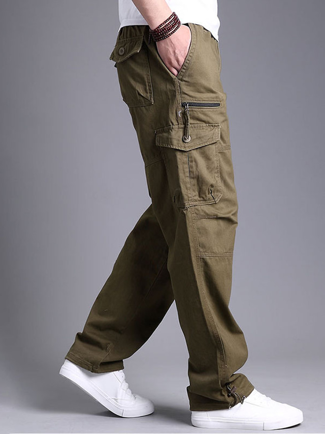 Pantalon Convertible REI Homme Kaki - Nylon Cargo, Zip, Taille XL/38, état Correct
