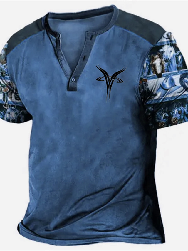 Ensemble 2 Pièces Homme Lin - Chemise Henley Manches Longues + Pantalon Décontracté | Tenue Plage, Vacances