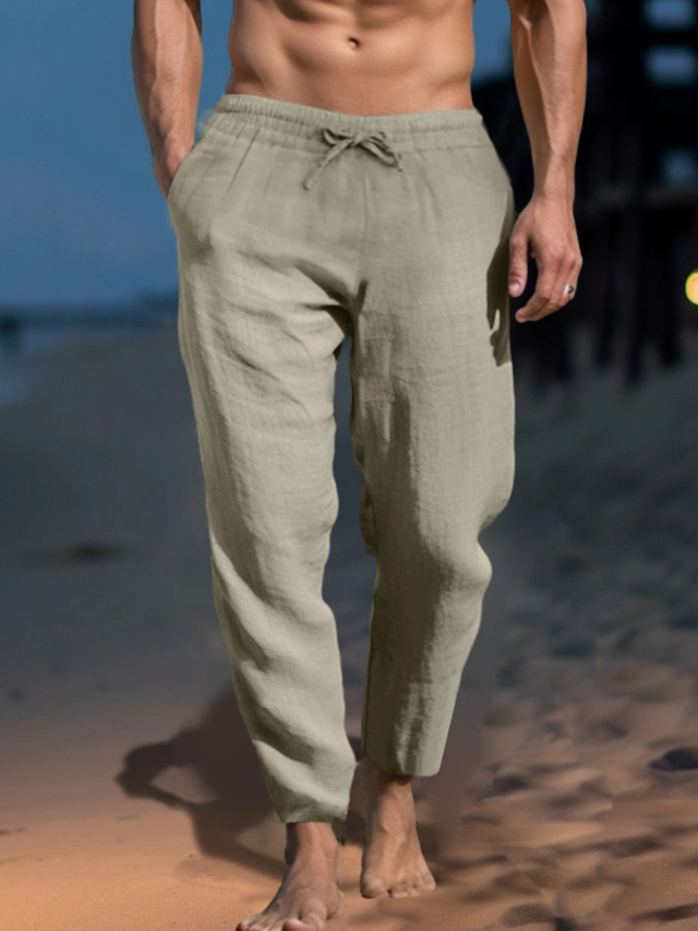 Leinenhose Herren Strand