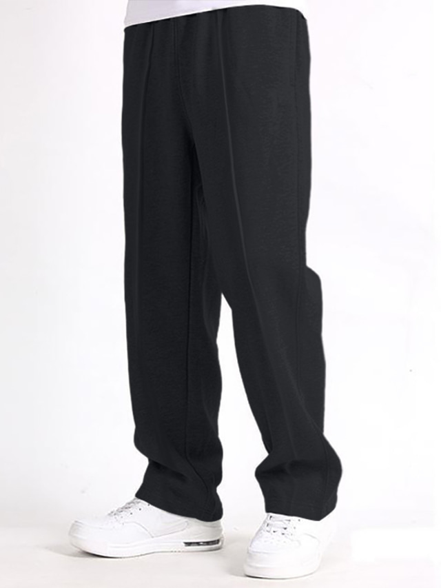  Hombre Pantalones de lana Pantalones de Deporte Pantalón Jogger Pantalones de chándal de pierna ancha Pantalones Bolsillo Cintura elástica Plano Comodidad Transpirable Exterior Diario Noche Casual