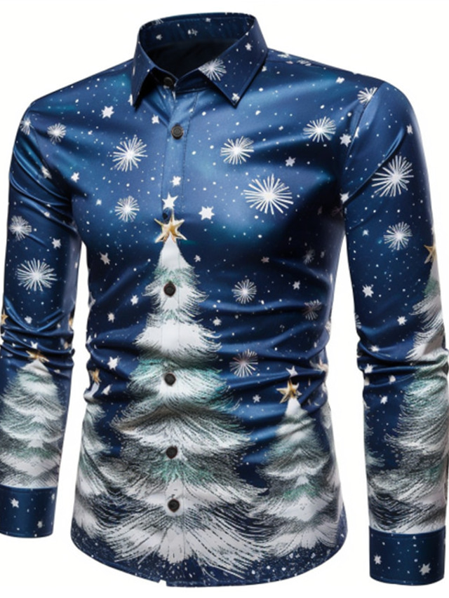  Повседневная мужская рубашка с деревом, повседневная одежда, осень& зимняя отложная рубашка с длинными рукавами красного, бордового, темно-синего цветов s, m, l, эластичная в 4 направлениях
