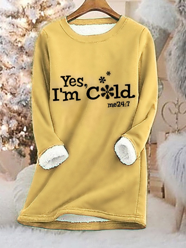  felpa da donna pullover in pile lettera casual sportiva teddy peloso confortevole girocollo manica lunga top microelastico autunno&tessuto morbido traspirante invernale confortevole