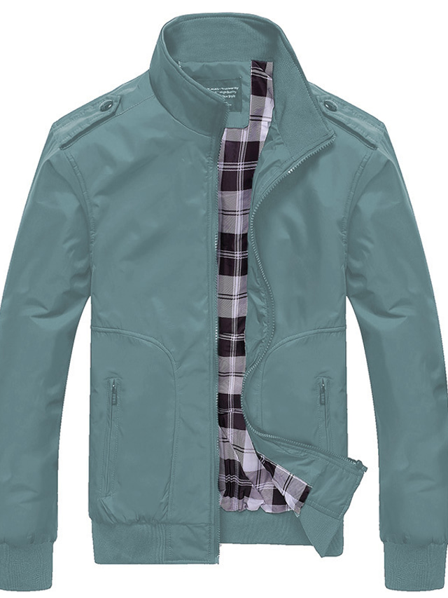 Veste Moto Homme Slim Fit Evoga - Nylon Imperméable, Décontractée, Pour Printemps/été