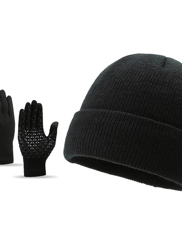 Bonnet Homme Hiver Beanie Tricoté - Acrylique Doux, Coupe-vent, Taille Unique (54-59 Cm), Pour Rando, Ski - 2