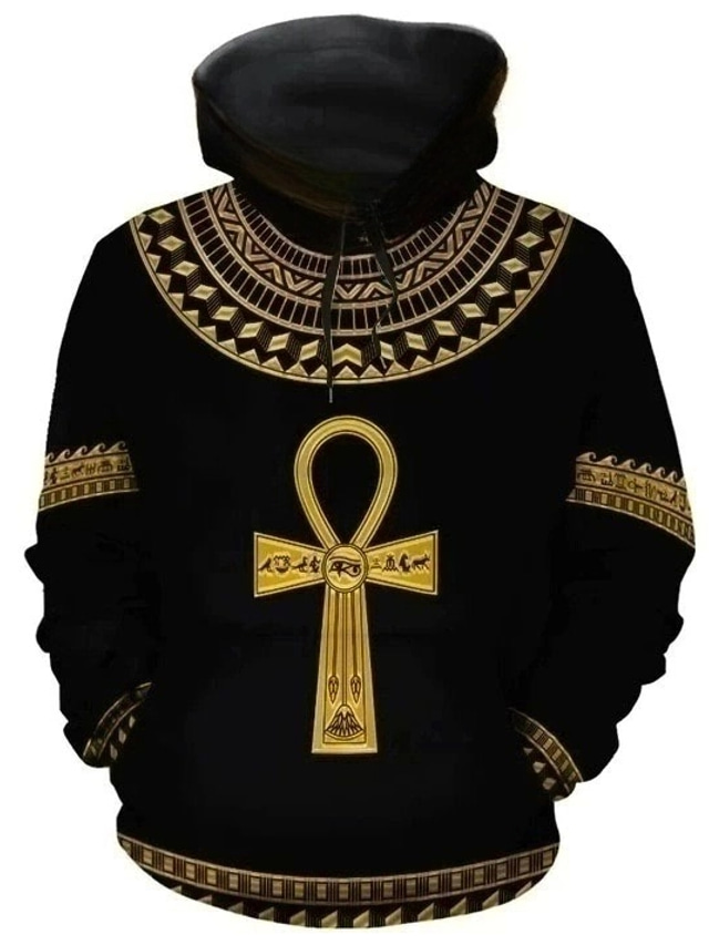  Graphic Tribal Men's Comfort Color Sweatshirts Daily 3D Print Hoodie Sports Outdoor Holiday Vacation