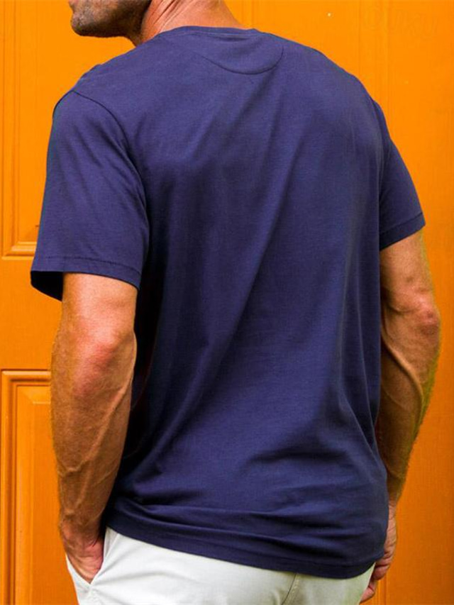  Kuvitettu Eläin Kalat Päivittäin Vapaa-aika Lomakeskuksen tyyli Miesten 3D-tulostus T-paita Pyhäpäivä Loma Bile T-paita Sininen Purppura Harmaa Lyhythihainen Tiukka pyöreä kaula-aukko Paita Kevät kesä