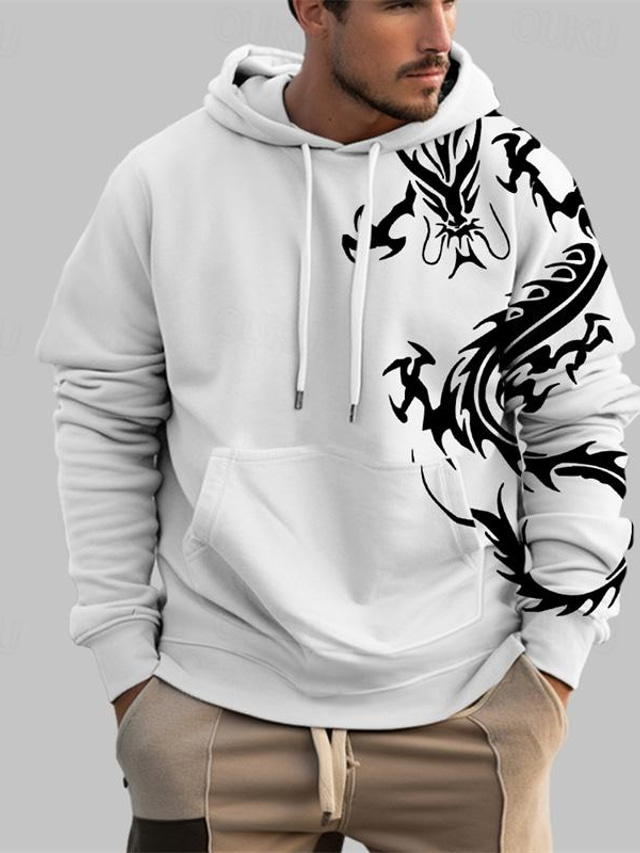  Dragon Guardian x Comfort Color Sweatshirts LU | Men's Dragon Loong Mythical Creature Dark Style