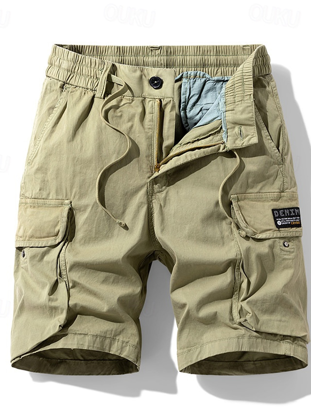 Short VTT ZOIC Homme XL - Vert, Cargo, Taille élastique, Poche, Vélo Cyclisme