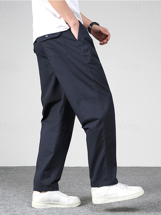 Pantalon Homme Décontracté Avec Poche Et Cordon - Coupe Confortable Pour Camping, Sport Et Quotidien - 5
