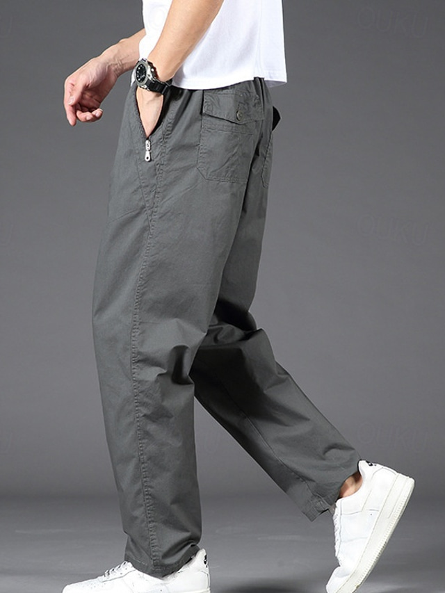 Pantalon Cargo Garçon 1-6 Ans – Taille Élastique, Coupe Large – Confortable, Léger, Style Streetwear