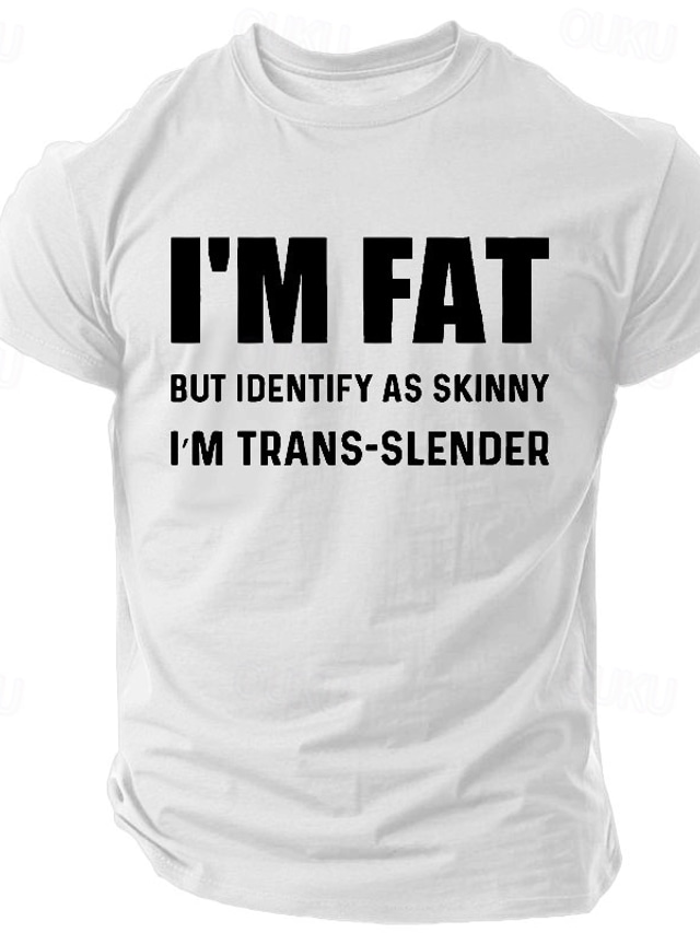  Men's Funny Slang T Shirt Short Sleeve T shirt 3D Print Crew Neck Shirt Retro Vintage Casual Street Style Sports Outdoor Holiday Going out Black White Green Spring & Summer Clothing Apparel S M L XL