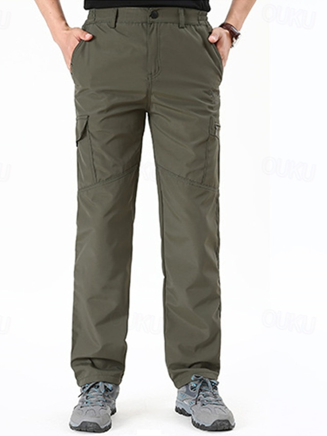 Pantalon Cargo REI Homme Taille 32x30 Gris, Nylon Léger – état TB