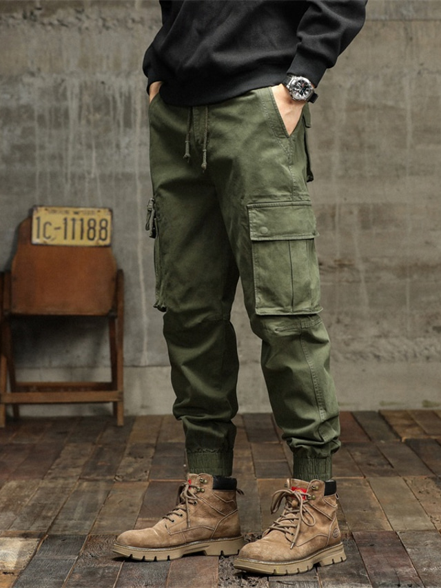 Pantalon De Travail Homme Taille élastique Militaire - Anti-coupure, Renforcé Genoux, Poches Multiples