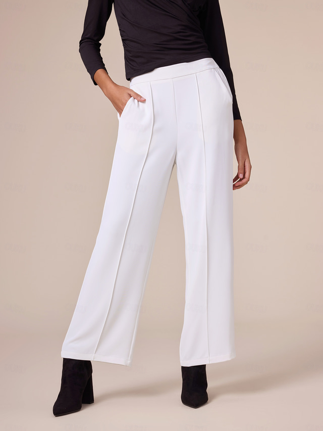  Straight Full Length Casual Pants