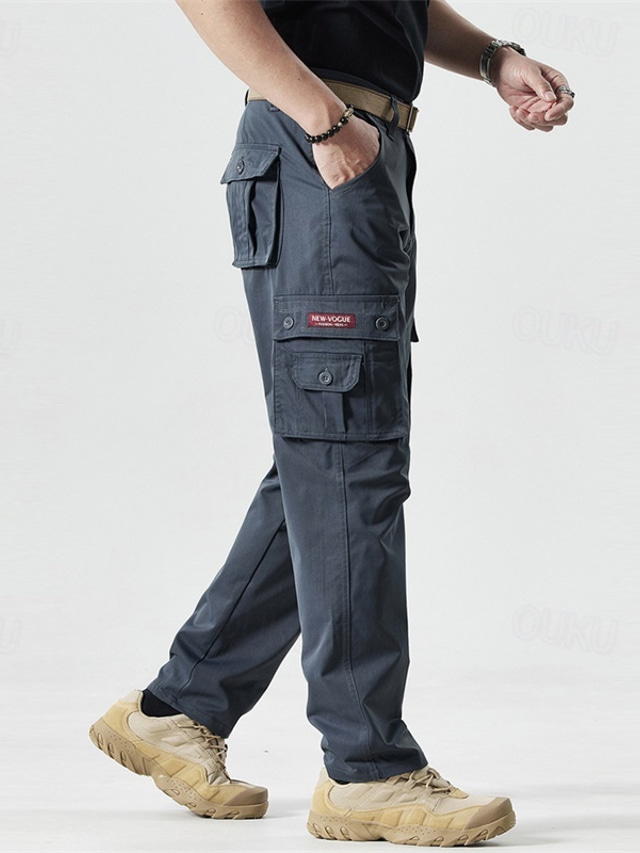 Pantalon Cargo d'extérieur Multi Poches pour Hommes Pantalon de