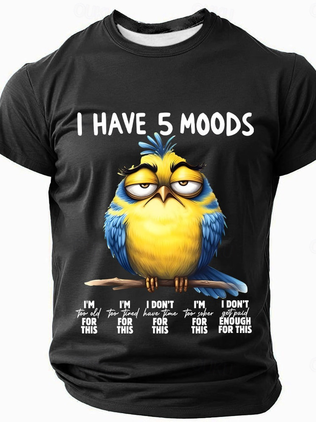  Hombre Animal Gracioso Camiseta Manga Corta Camiseta Impresión 3D Cuello Barco Camisa Moda Exagerado Diario Fiesta Calle Casual Negro Rojo Azul Piscina Verano Primavera Ropa S M L XL XXL XXXL