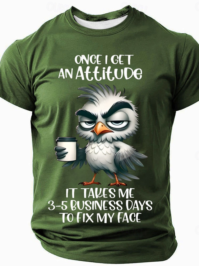  Men's Male T Shirt Animal Funny Crew Neck Clothing Apparel 3D Print Party Holiday Short Sleeve Graphic Fashion Cool Daily