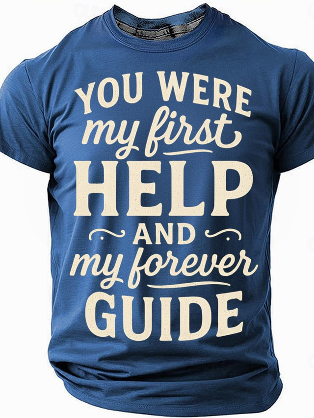  Men's Funny Slang Father T Shirt Short Sleeve T shirt 3D Print Crew Neck Shirt Fashion Daily Basic Street Casual Daily Black Blue Green Summer Spring All Seasons Clothing Apparel S M L XL XXL XXXL