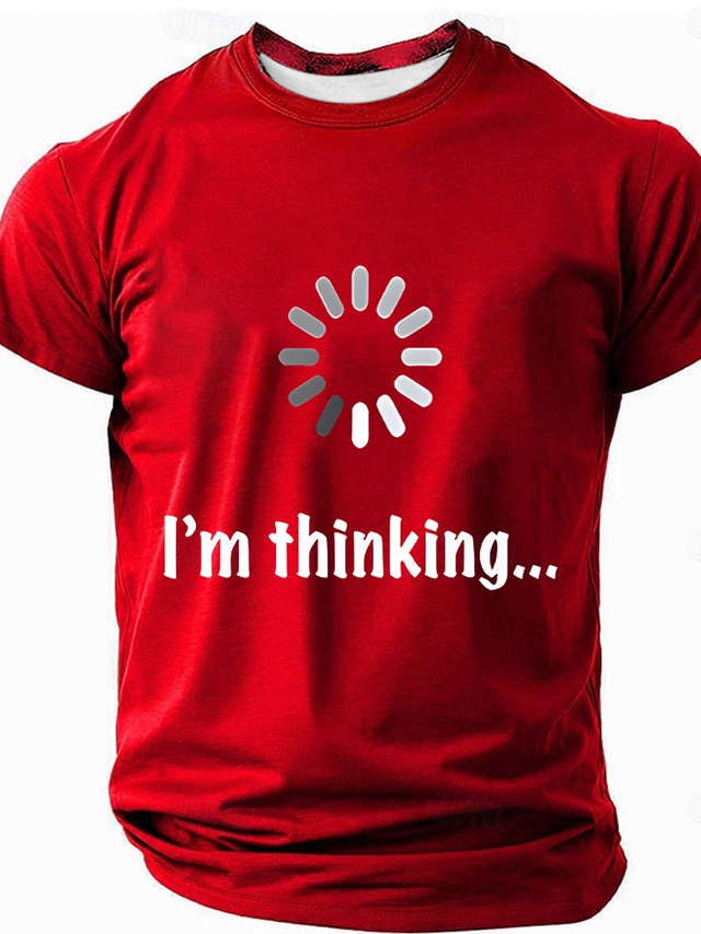  Men's Funny Slang T Shirt Short Sleeve T shirt 3D Print Crew Neck Shirt Fashion Daily Street Casual Daily Black Red Blue Summer Spring All Seasons Clothing Apparel S M L XL XXL XXXL