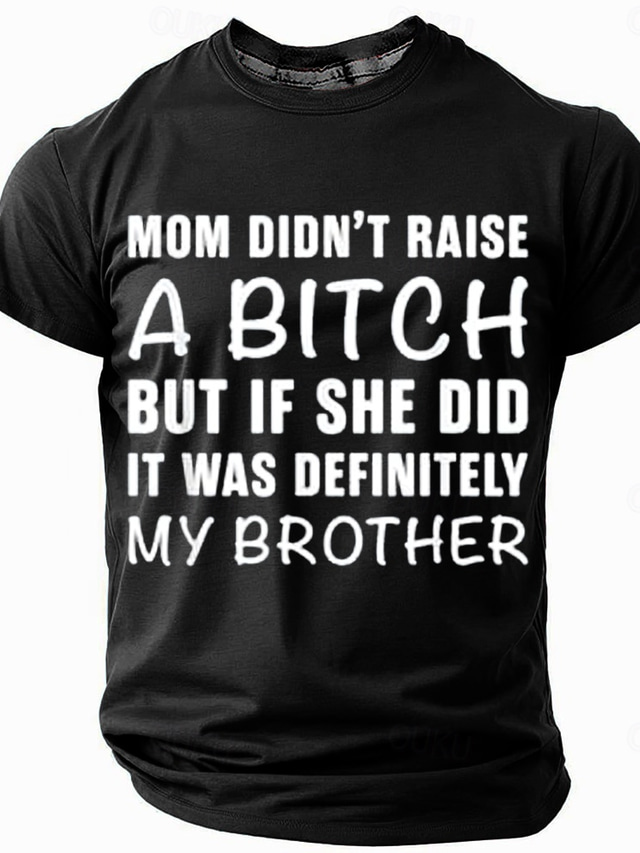  Men's Offensive Rude T Shirt Short Sleeve T shirt 3D Print Crew Neck Shirt Fashion Daily Street Casual Daily Black Red Blue Summer Spring All Seasons Clothing Apparel S M L XL XXL XXXL