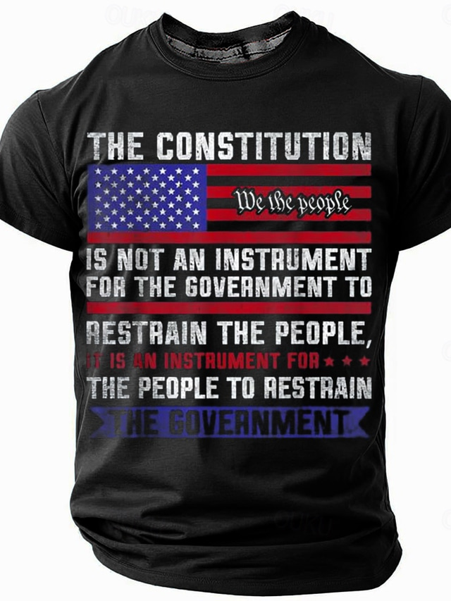  Men's American US Flag T Shirt Short Sleeve T shirt 3D Print Crew Neck Round Neck Shirt Fashion Daily Basic Street Casual Daily Black Green Gray Summer Spring Clothing Apparel S M L XL XXL XXXL