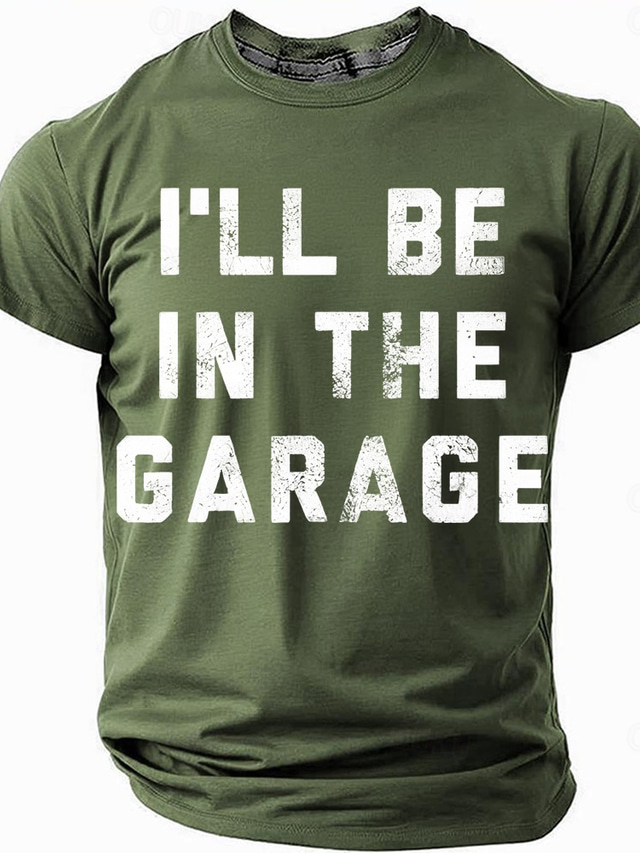  Men's Funny Slang T Shirt Short Sleeve T shirt 3D Print Crew Neck Shirt Fashion Daily Basic Street Casual Daily Black Red Blue Summer Spring Clothing Apparel S M L XL XXL XXXL