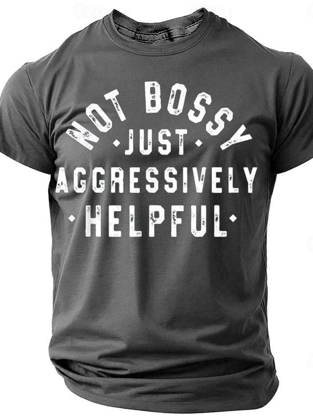  Men's Funny Slang T Shirt Short Sleeve T shirt 3D Print Crew Neck Shirt Fashion Daily Basic Street Casual Daily Black Blue Green Summer Spring All Seasons Clothing Apparel S M L XL XXL XXXL