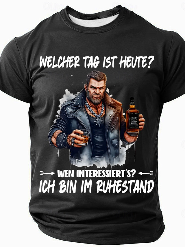  Oktoberfest Men's German T Shirt Short Sleeve T shirt 3D Print Crew Neck Shirt Exaggerated Designer Party Street Casual Black Blue Green Summer Spring All Seasons Clothing Apparel S M L XL XXL XXXL