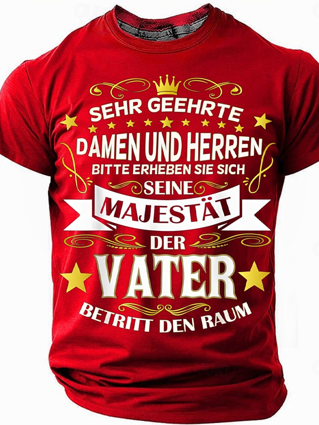  Men's Funny Slang T Shirt Short Sleeve T shirt 3D Print Crew Neck Shirt Fashion Daily Basic Street Casual Daily Black Red Blue Summer Spring All Seasons Clothing Apparel S M L XL XXL XXXL