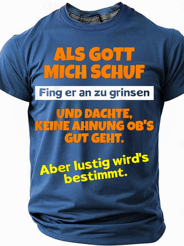  Men's Funny Graphic T-Shirt | 