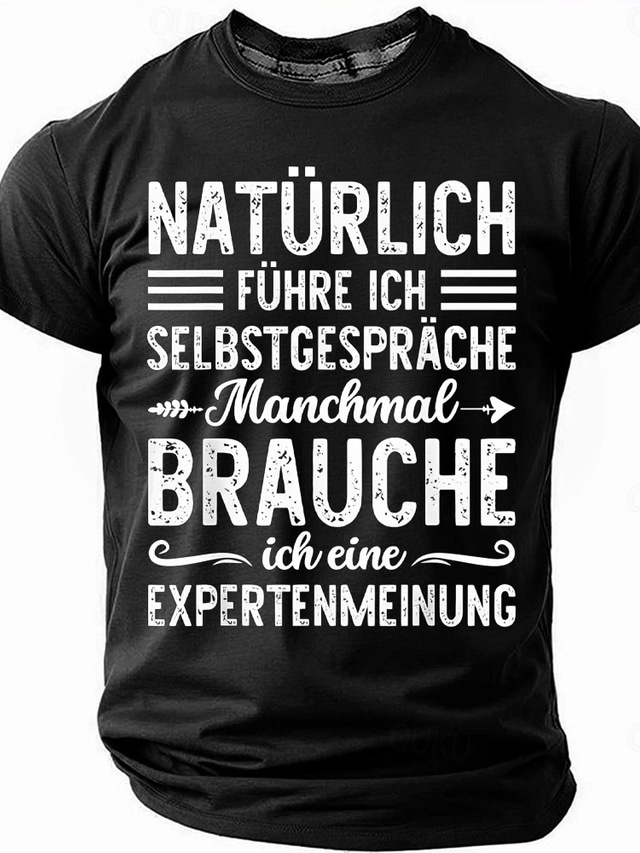  Men's Funny T-Shirt: Of Course I Have Self-Conversations, Sometimes I Need An Expert Opinion | Lifestyle Graphic Tee