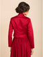 cheap Wedding Guest Wraps-Solid Coats / Jackets Satin Wedding / Party Evening / Casual Wedding Guest Wraps / Bolero With Draping / Solid dress to impress 2025