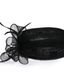 abordables Sombreros de fiesta-Sombreros Tocado Sombrero de copa Sombrero de Sinamay Fiesta de té Playa Kentucky Copa de Melbourne Elegante Romántico Británico Con Flor Encaje Lateral Tocado Adornos para la Cabeza vestido para