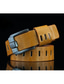 levne Pánské opasky-pánský pásek na denní nošení stříbrný pásek jednobarevný vintage styl pásek s jednoduchým designem
