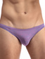 cheap Men&#039;s Briefs Underwear-Men&#039;s Solid Colored Ultra Sexy Panty Low Waist Purple M
