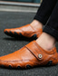 abordables Zapatillas sin cordones y mocasines de hombre-Hombre Zapatos Zapatos de taco bajo y Slip-Ons Cuero Casual Comodidad