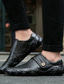 זול נעלי בד ומוקסינים לגברים-בגדי ריקוד גברים נעליים נעליים ללא שרוכים עור יום יומי קומפורט