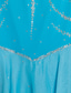 cheap Figure Skating Dresses-Figure Skating Dress Women&#039;s Girls&#039; Ice Skating Dress Yan pink Aegean Blue White Patchwork Mesh Spandex Practice Competition Skating Wear Handmade Jeweled Rhinestone Sleeveless Ice Skating Figure